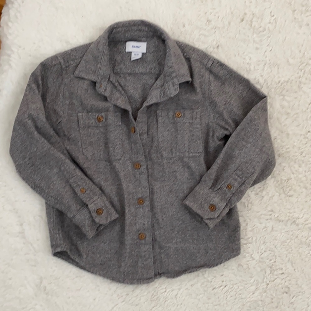 5t boys cozy soft cotton button down
